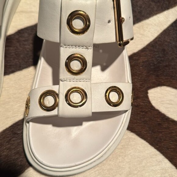 Alexander McQueen 🔥Sale🔥white hybrid slide sandals made in Italy 🇮🇹 - Picture 3 of 9